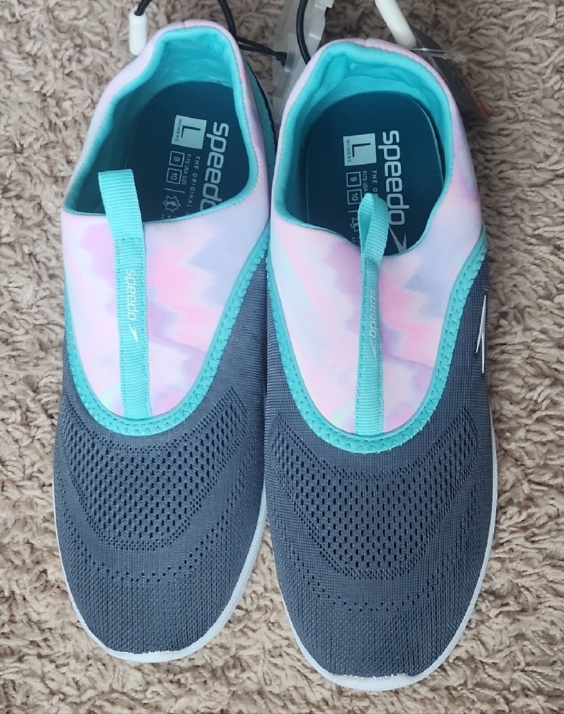Speedo Women's Aqua Skimmer Water Shoes Size L NWT